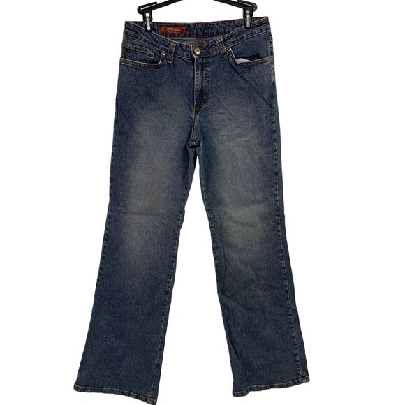 MU Authentic Dungarees Makers Boot Cut Jeans Size 14 - Picture 1 of 10